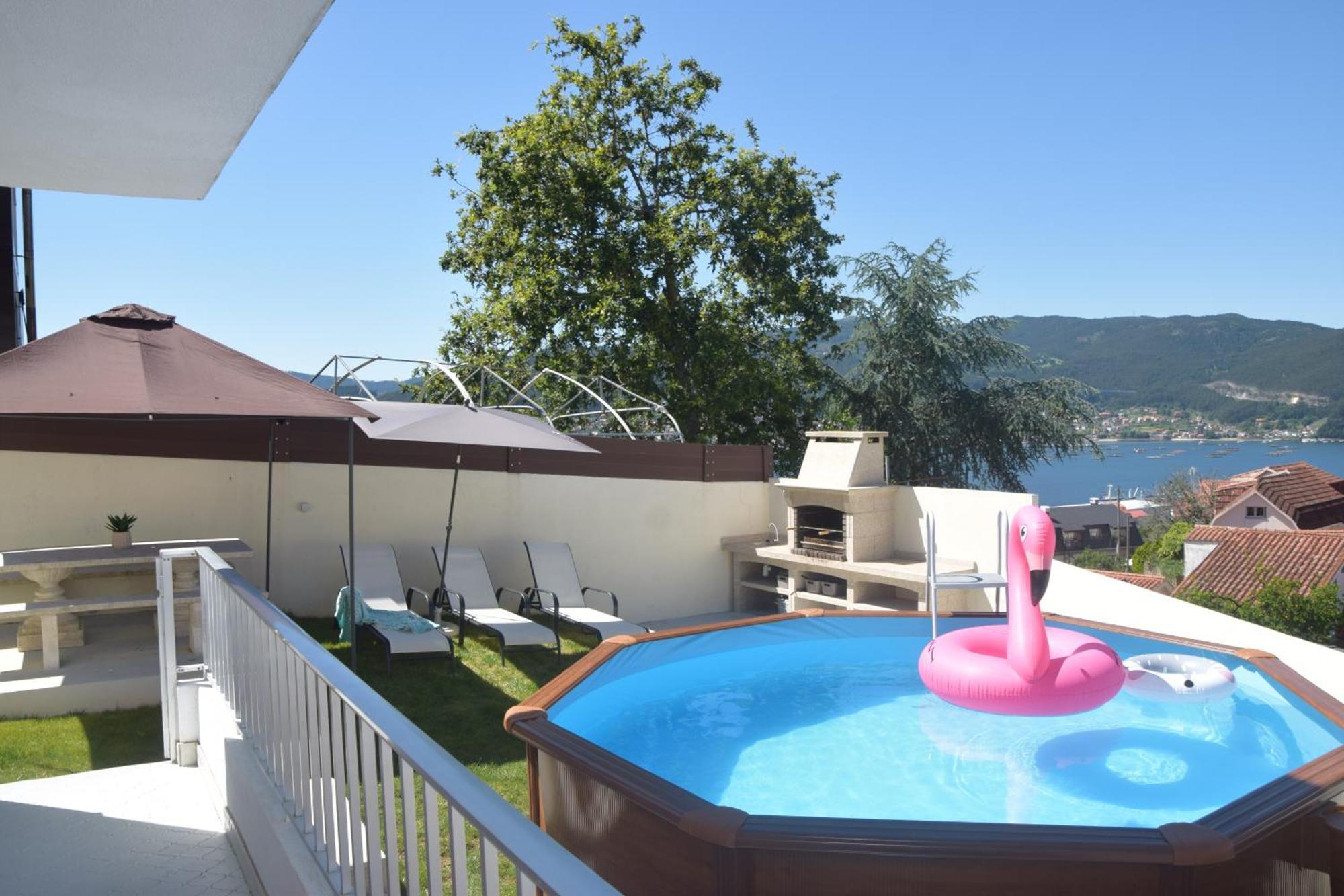 Вилла Casa En Chapela, Con Vistas A La Ria De Виго Экстерьер фото